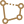 Brown circular icon, featuring a simple design with a smooth outline.
